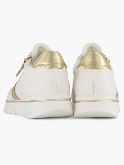 Witte Leren Comfort Sneaker