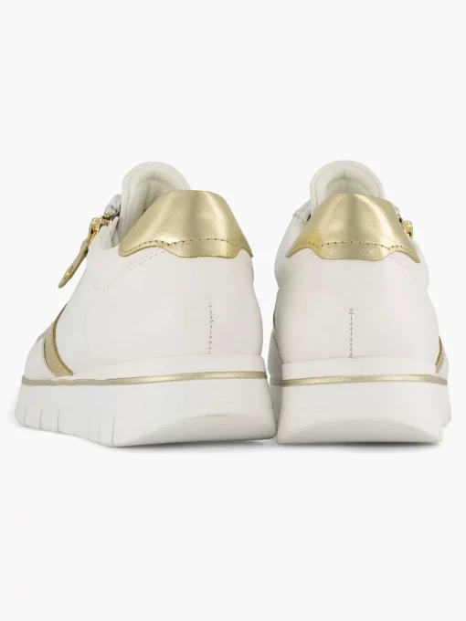 Witte Leren Comfort Sneaker