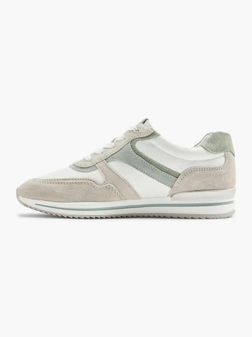 Witte Leren Comfort Sneaker