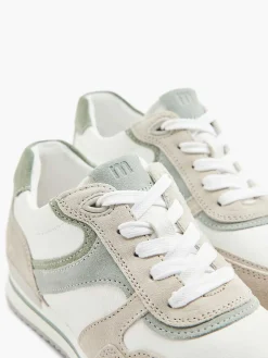Witte Leren Comfort Sneaker