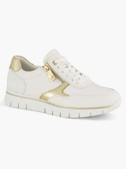 Witte Leren Comfort Sneaker
