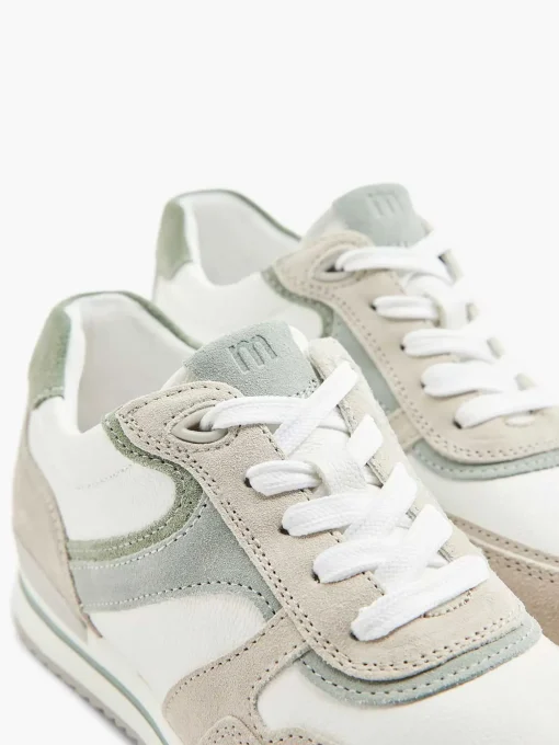 Witte Leren Comfort Sneaker