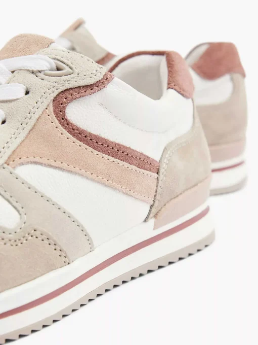 Witte Leren Comfort Sneaker