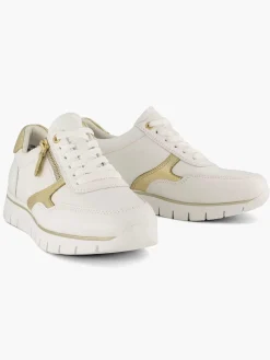 Witte Leren Comfort Sneaker