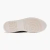 Witte Leren Retro Sneaker