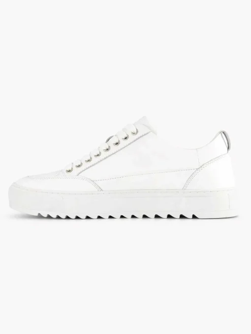 Witte Leren Sneaker