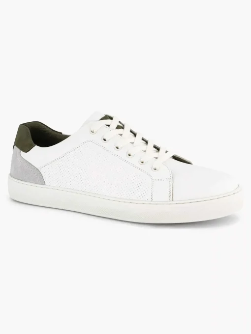 Witte Leren Sneaker