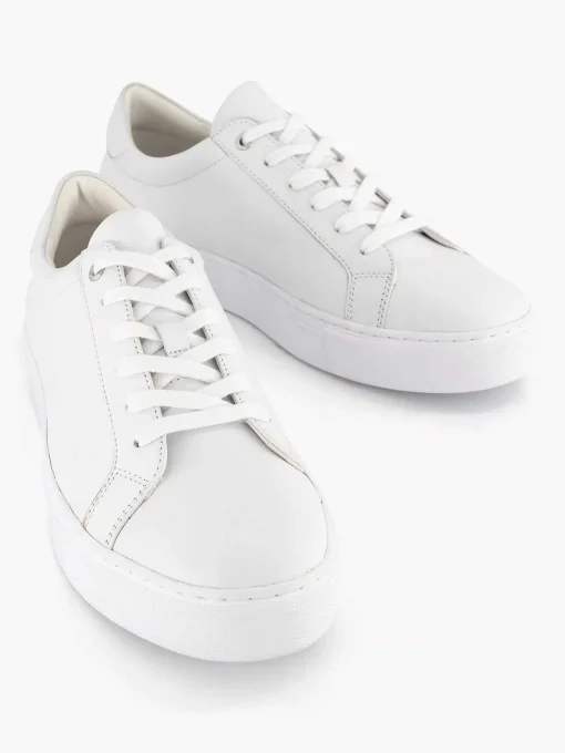 Witte Leren Sneaker