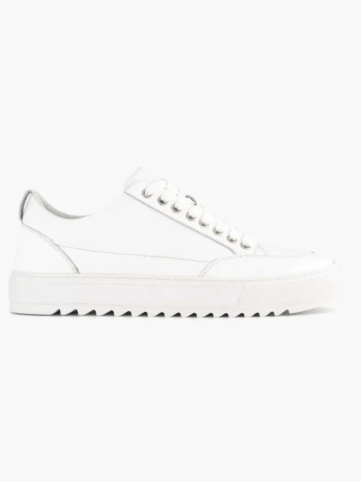 Witte Leren Sneaker