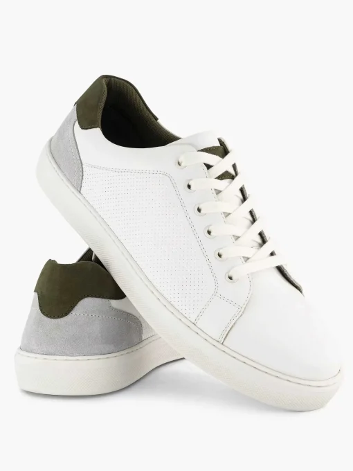 Witte Leren Sneaker