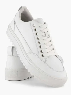 Witte Leren Sneaker