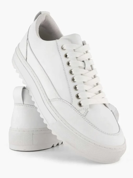 Witte Leren Sneaker