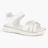 Witte Platform Sandaal