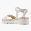 Witte Platform Sandaal