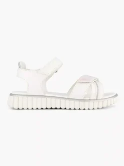 Witte Platform Sandaal