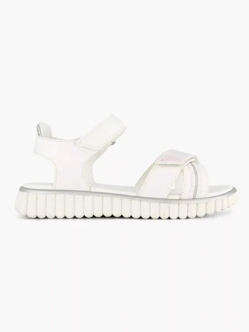 Witte Platform Sandaal