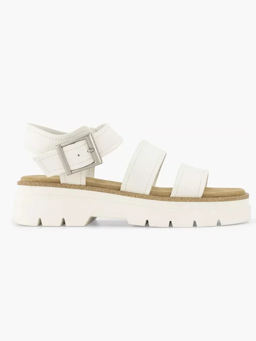 Witte Platform Sandaal