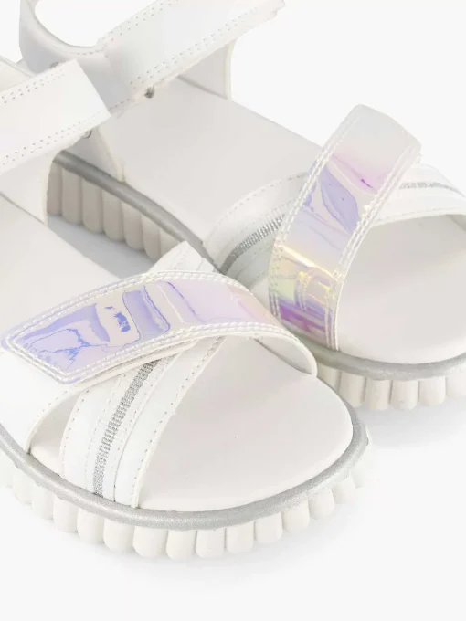 Witte Platform Sandaal