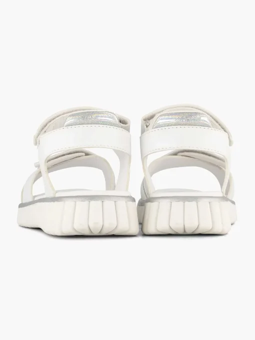 Witte Platform Sandaal