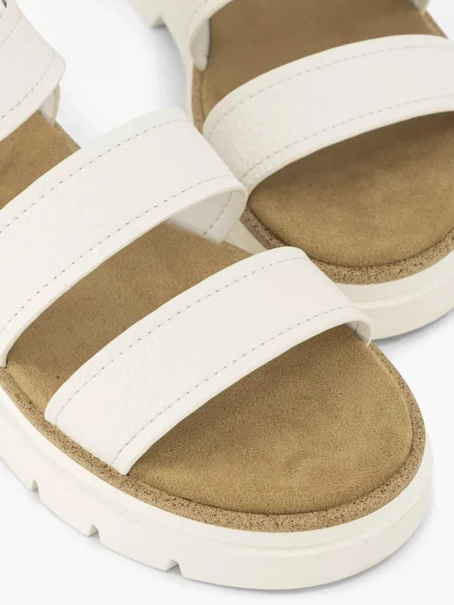 Witte Platform Sandaal