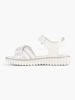 Witte Platform Sandaal