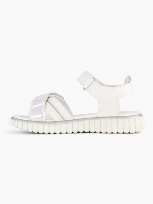Witte Platform Sandaal