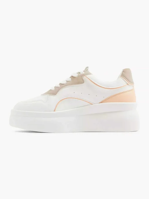 Witte Platform Sneaker