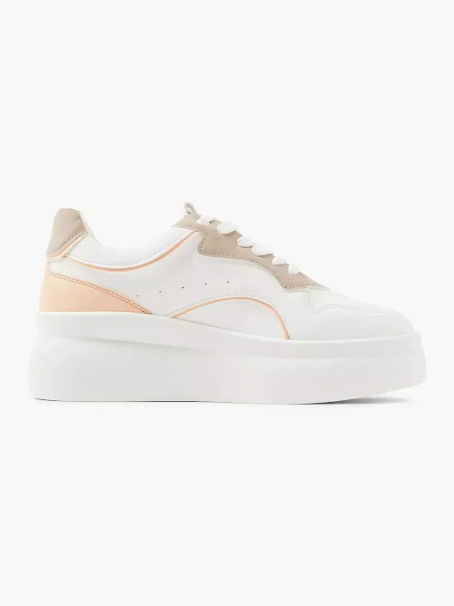 Witte Platform Sneaker