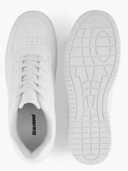 Witte Platform Sneaker