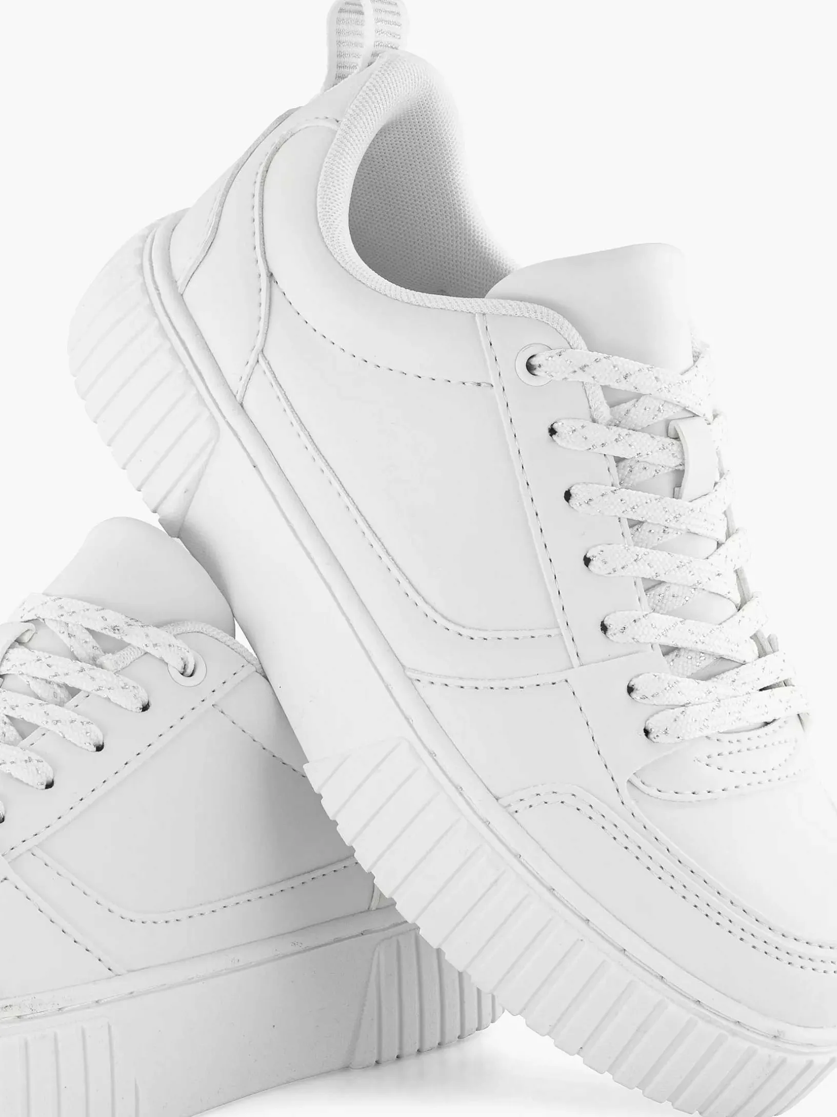 Witte Platform Sneaker