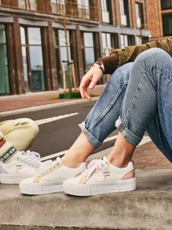 Witte Platform Sneaker
