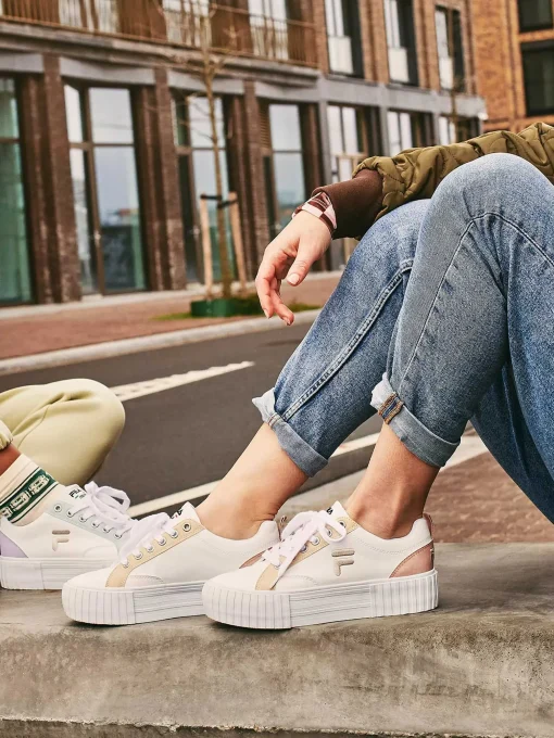 Witte Platform Sneaker