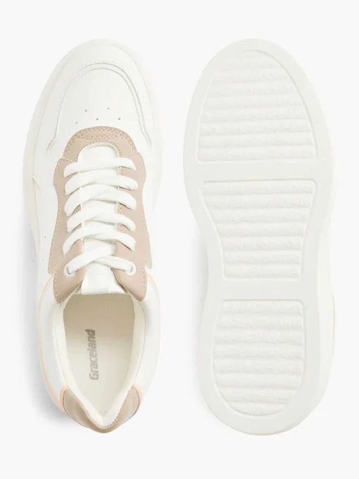 Witte Platform Sneaker