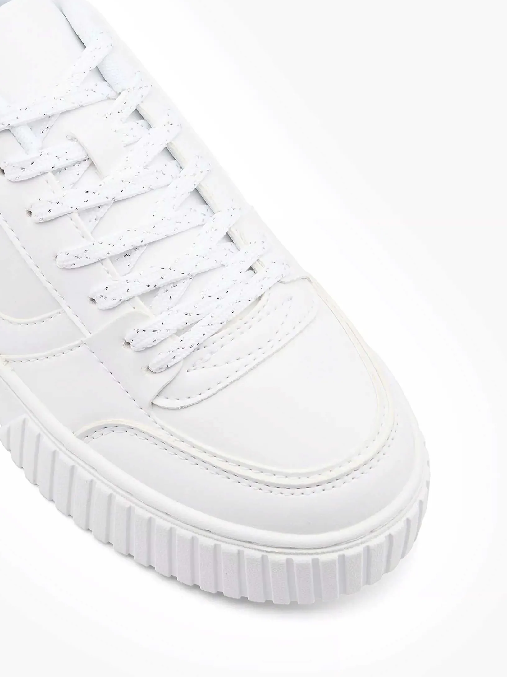 Witte Platform Sneaker
