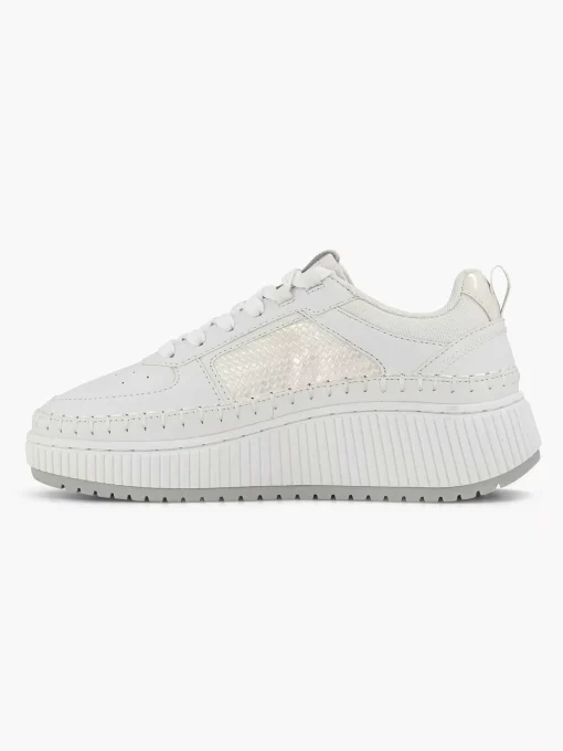 Witte Platform Sneaker