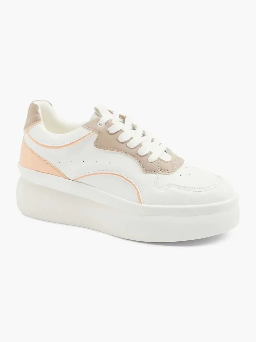 Witte Platform Sneaker