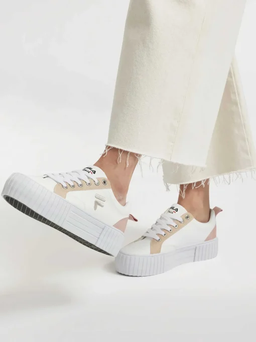 Witte Platform Sneaker