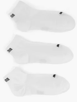 Witte Puma Quarter Plain 3 Pak 43-46