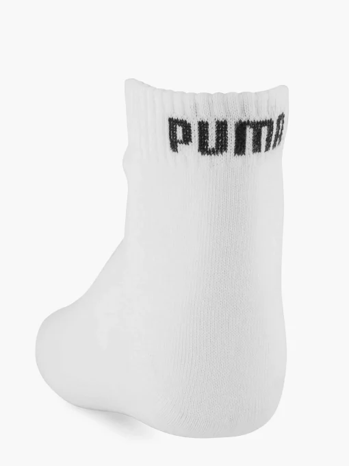 Witte Puma Quarter Plain 3 Pak 43-46