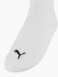 Witte Puma Quarter Plain 3 Pak 43-46
