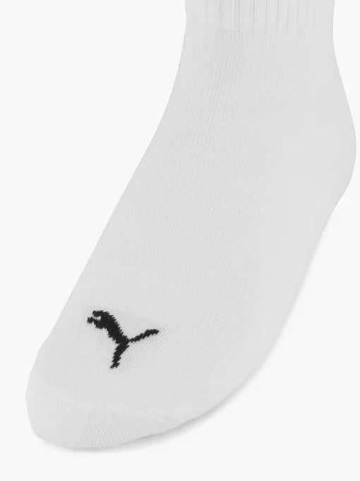 Witte Puma Quarter Plain 3 Pak 43-46
