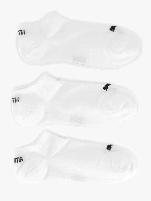 Witte Puma Sneaker Plain 3 Pak 43-46