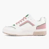 Witte Retro Sneaker Roze