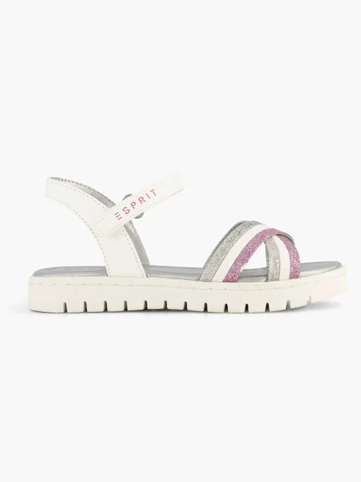 Witte Sandaal Glitters