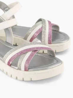 Witte Sandaal Glitters