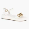Witte Sandaal Sierketting