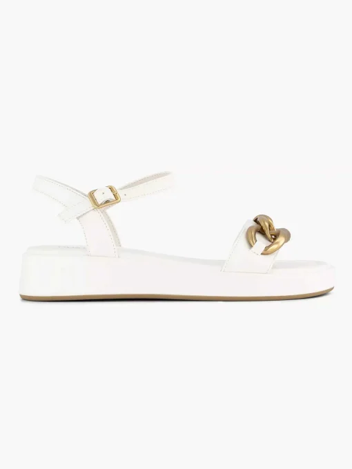 Witte Sandaal Sierketting