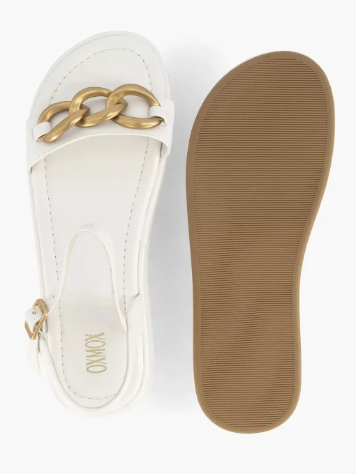 Witte Sandaal Sierketting