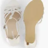 Witte Sandalette Steentjes