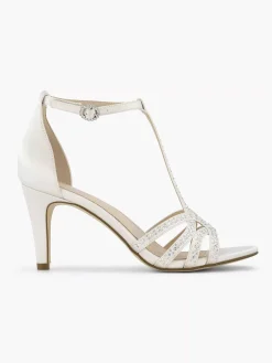 Witte Sandalette Steentjes